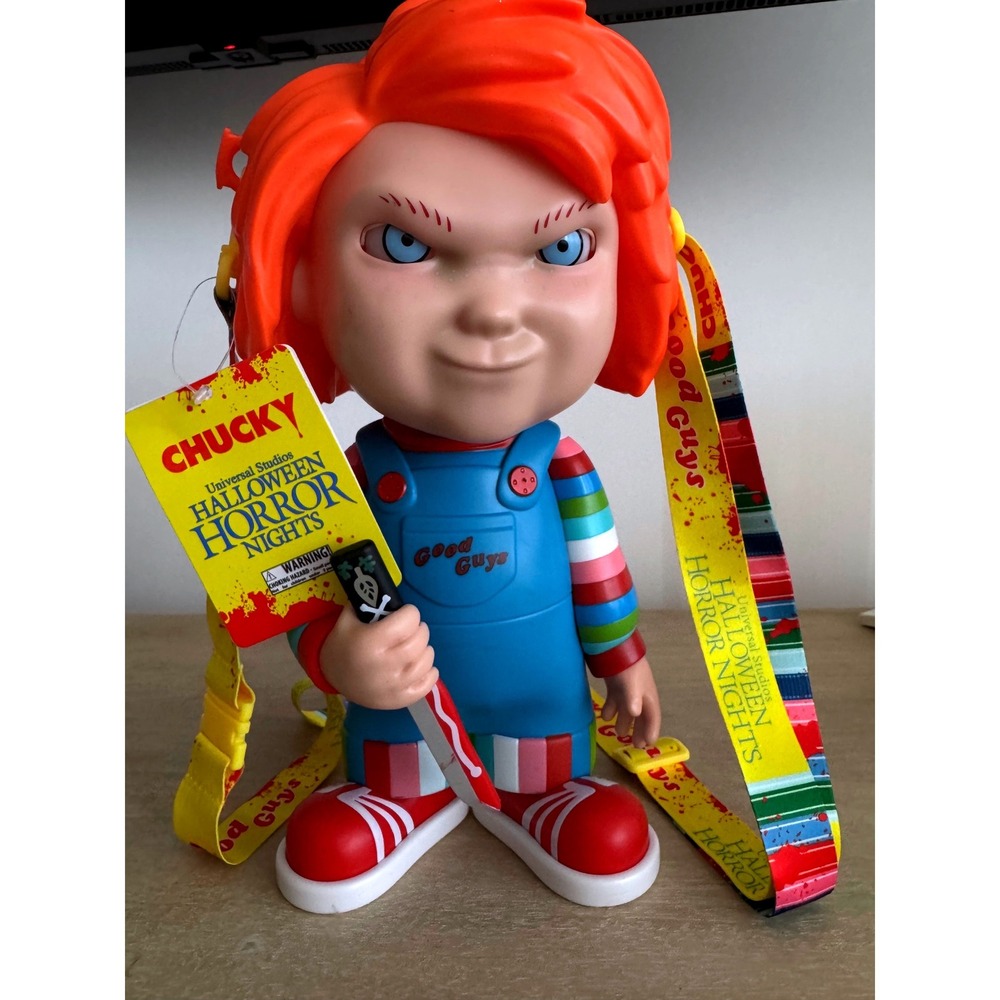 Chucky Popcorn Bucket Halloween Horror Nights Universal Studios HHN Doll NWT